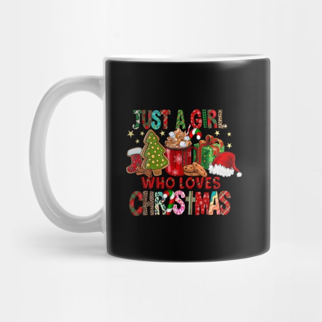 Just A Girl Who Loves Hot Cocoa Funny Christmas Shirt by Bruna Clothing